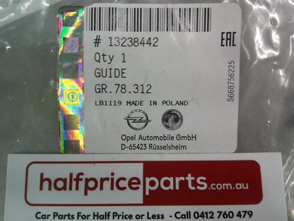 Holden Insignia Genuine Right Hand Front Bumper Guide New Part