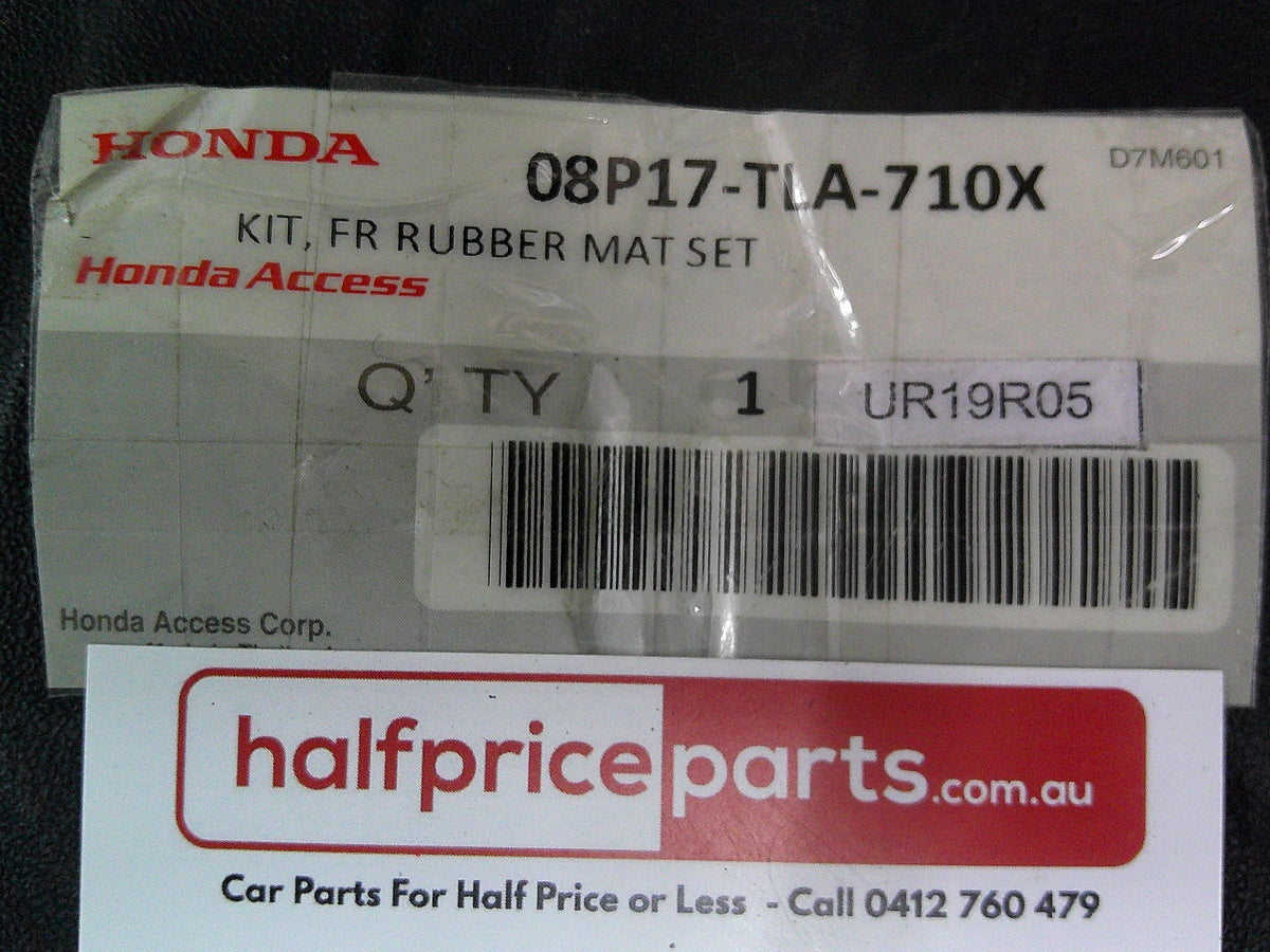 Honda CRV 5 Seater Genuine Front And Rear Rubber Mat Set 3 Mats New Part