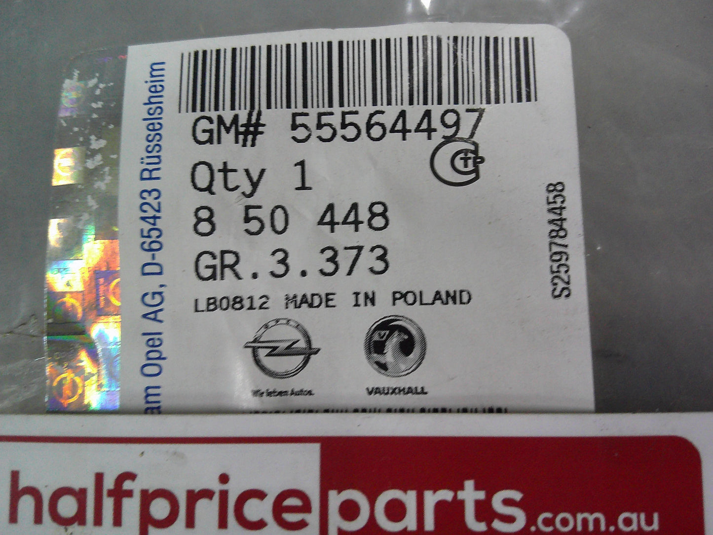 Holden AH Astra/JH Cruze/Insigna Genuine Vacuum Valve Pipe New Part