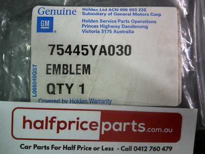 Holden Apollo Genuine Rear Twin Cam Emblem New Part