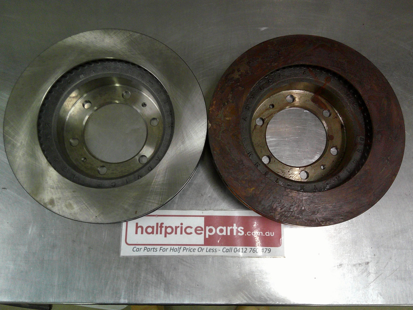 Toyota Hilux KUN26/GGN25/TGN126/GUN125/GUN126 Genuine Front Disc Rotors (Sold As Pair Only) New Part