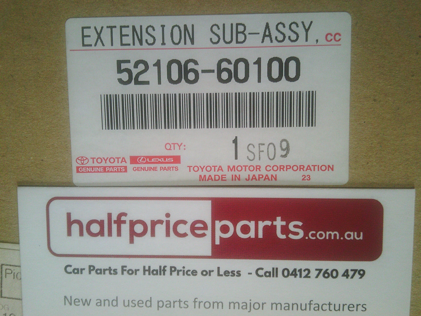 Toyota Landcruiser 70 Series Genuine Rear Bumper End Cap New Part