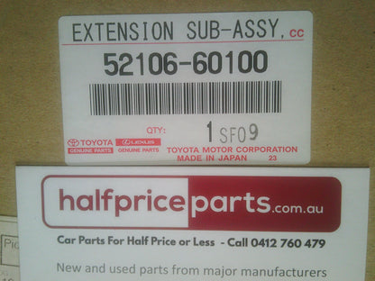 Toyota Landcruiser 70 Series Genuine Rear Bumper End Cap New Part
