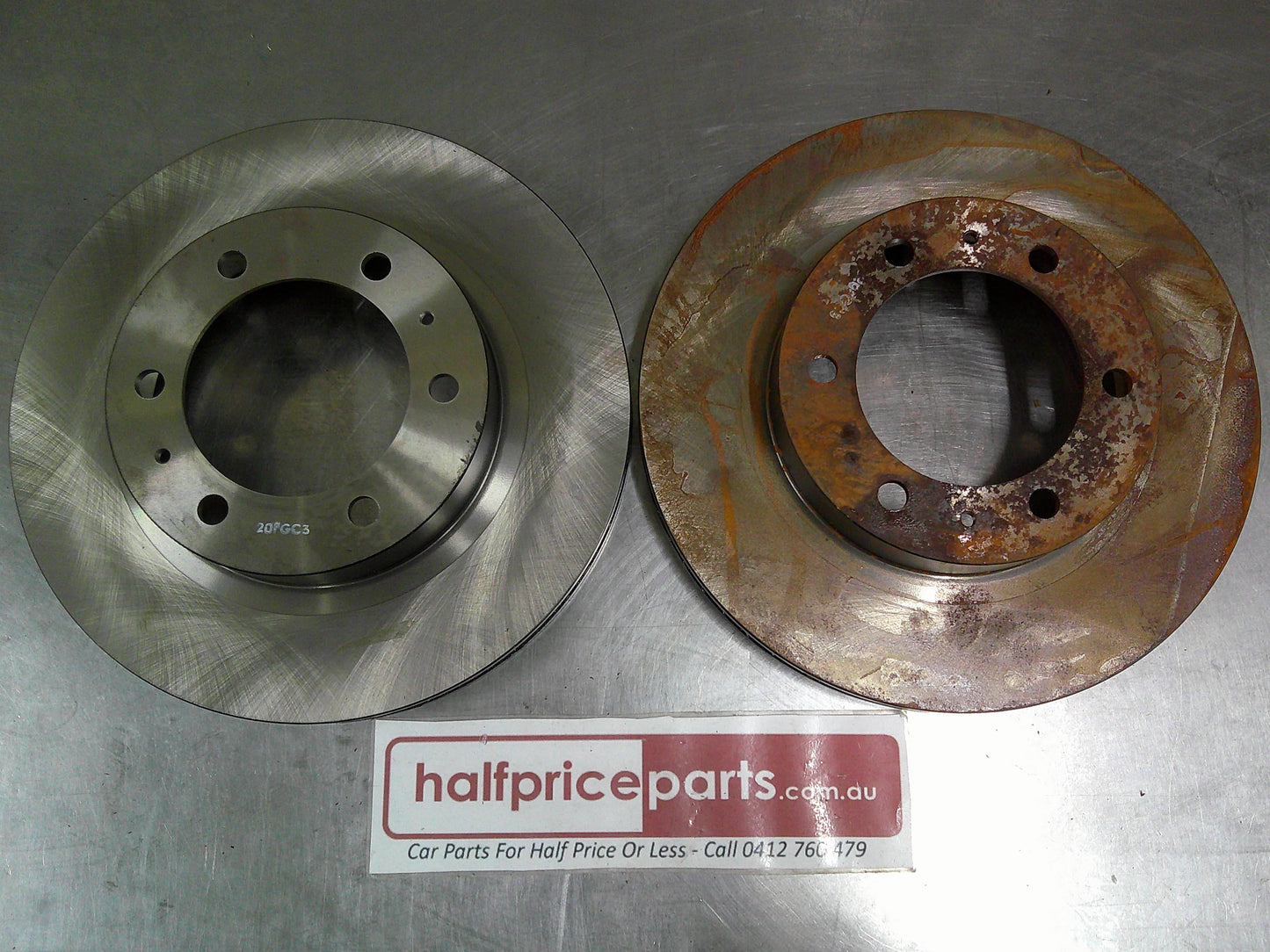 Toyota Hilux KUN26/GGN25/TGN126/GUN125/GUN126 Genuine Front Disc Rotors (Sold As Pair Only) New Part