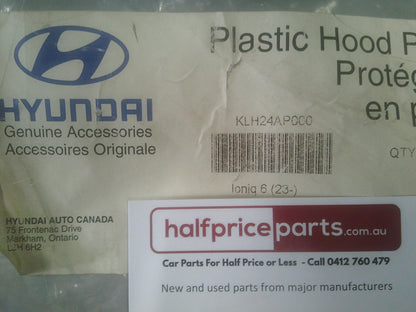 Hyundai Ioniq Genuine Tinted Bonnet Protector New Part