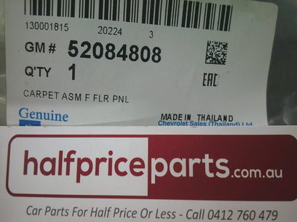 Holden RG Colorado / Trailblazer Genuine Front Floor Carpet (Gray) New Part