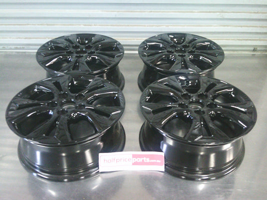 Toyota Yaris Cross Hybird GX/GXL Genuine New Set Of 4 Alloy Wheel (Black Wheels Only) New Part