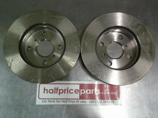 AcDelco Front Disc Brake Rotors Vented Suit Toyota Echo NCP10R,NCP12R,NCP13R New Part