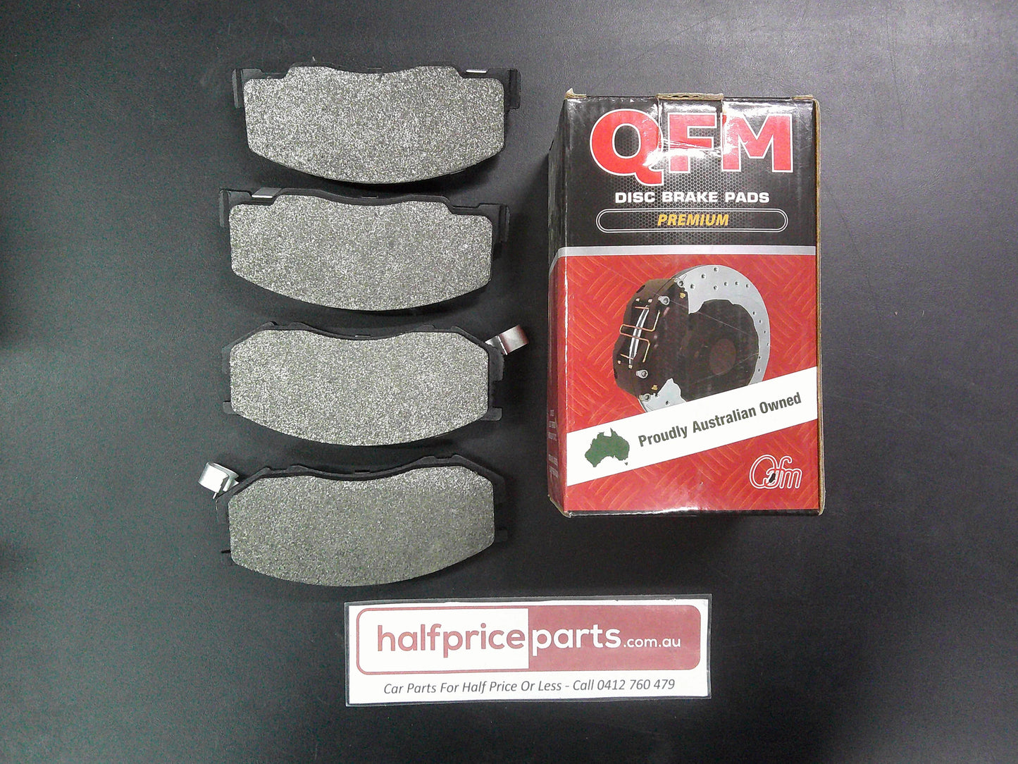 QFM Premium Front Brake Pad Set Suits Toyota/Tarago/Town Ace/Spacia New Part