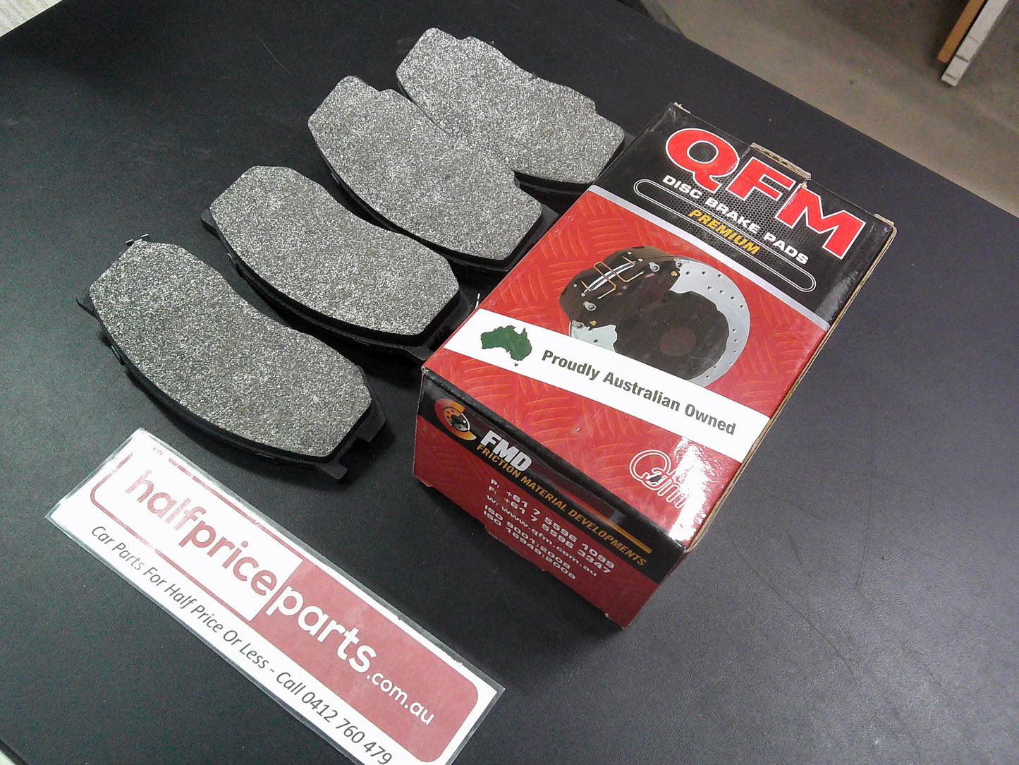 QFM Premium Front Brake Pad Set Suits Toyota/Tarago/Town Ace/Spacia New Part