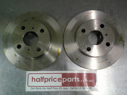 AcDelco Front Disc Brake Rotors Vented Suit Toyota Echo NCP10R,NCP12R,NCP13R New Part