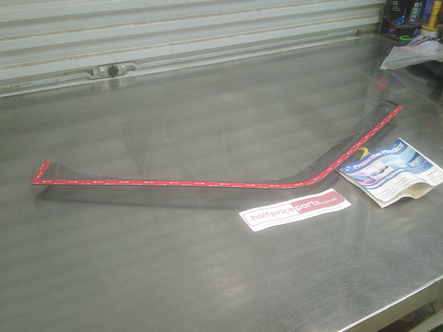 Protective Plastics Slimline Tinted Righthand Weather Shield Suits Toyota Landcruiser New Part