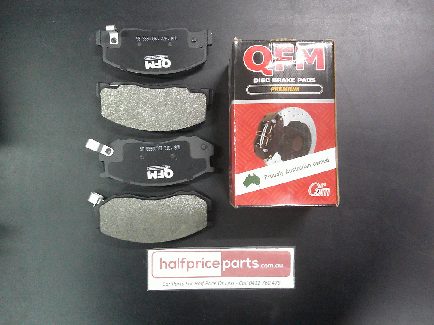 QFM Premium Front Brake Pad Set Suits Toyota/Tarago/Town Ace/Spacia New Part