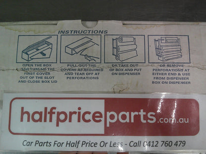 Disposable Seat Cover 140cm X 80cm 2 Near New Rolls Sold As Pair Only New Part