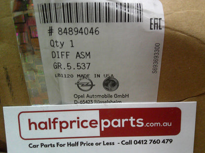 Holden ZB Commodore-Opel Insignia 2.0 Ltr Turbo 4X4 Genuine Rear Differential New Part