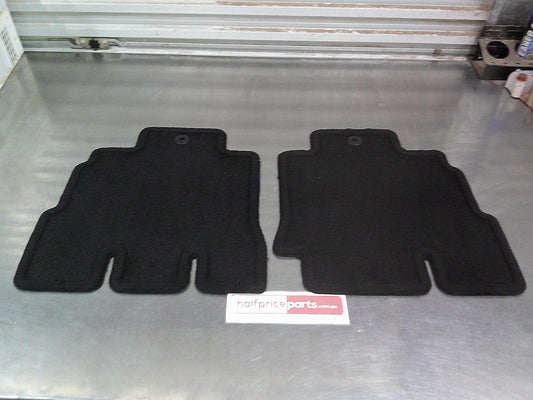 Jeep Wrangler JK Genuine Rear Carpet Floor Mat Set Of 2 Black New Part