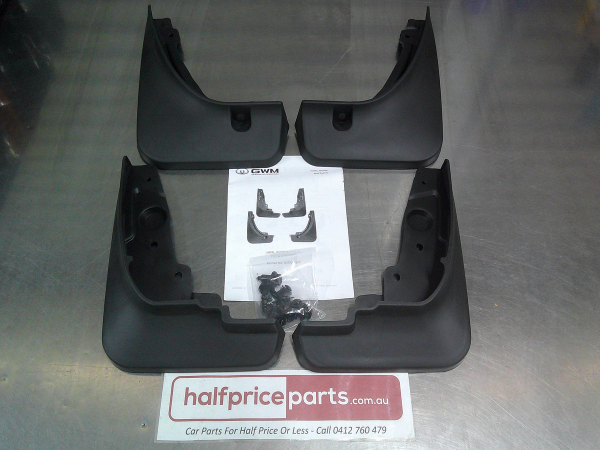 GWM Jolion Genuine Front And Rear Mud Flap Set With Fitting Kit New Part