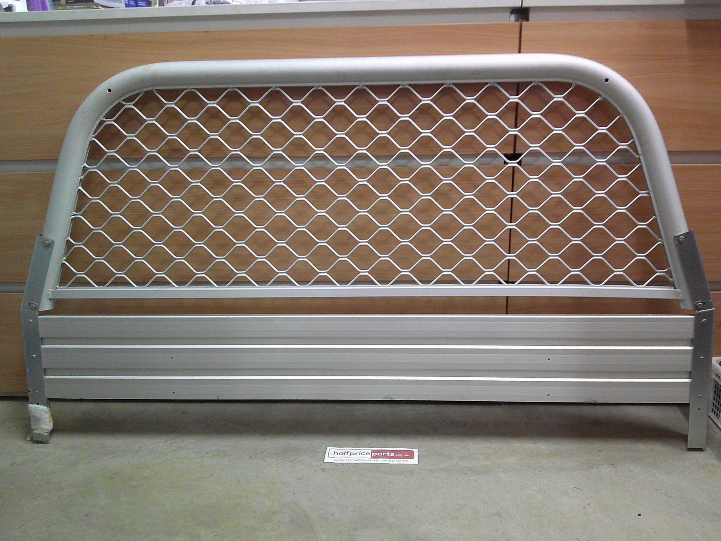 Alloy Tray Ute Head Board With Glass Protector Width 186cn X 91cm High 3 Inch Alloy Tube New Part