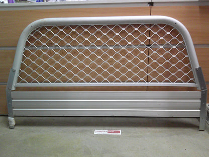 Alloy Tray Ute Head Board With Glass Protector Width 186cn X 91cm High 3 Inch Alloy Tube New Part