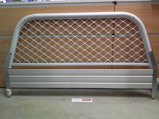 Alloy Tray Ute Head Board With Glass Protector Width 186cn X 91cm High 3 Inch Alloy Tube New Part