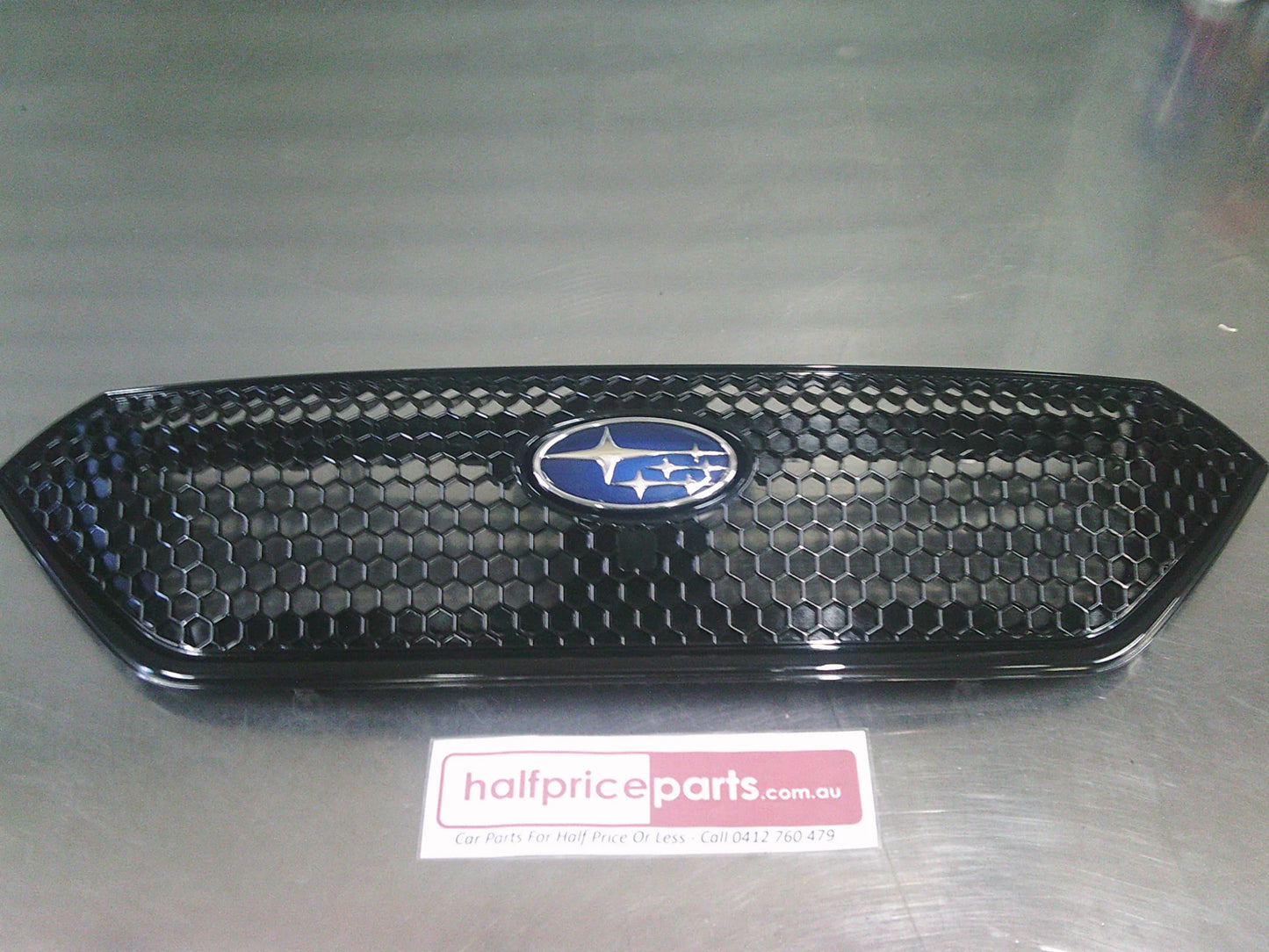 Subaru WRX/STI Genuine Front Grille Black With Emblem With Front Camera Hole New Part