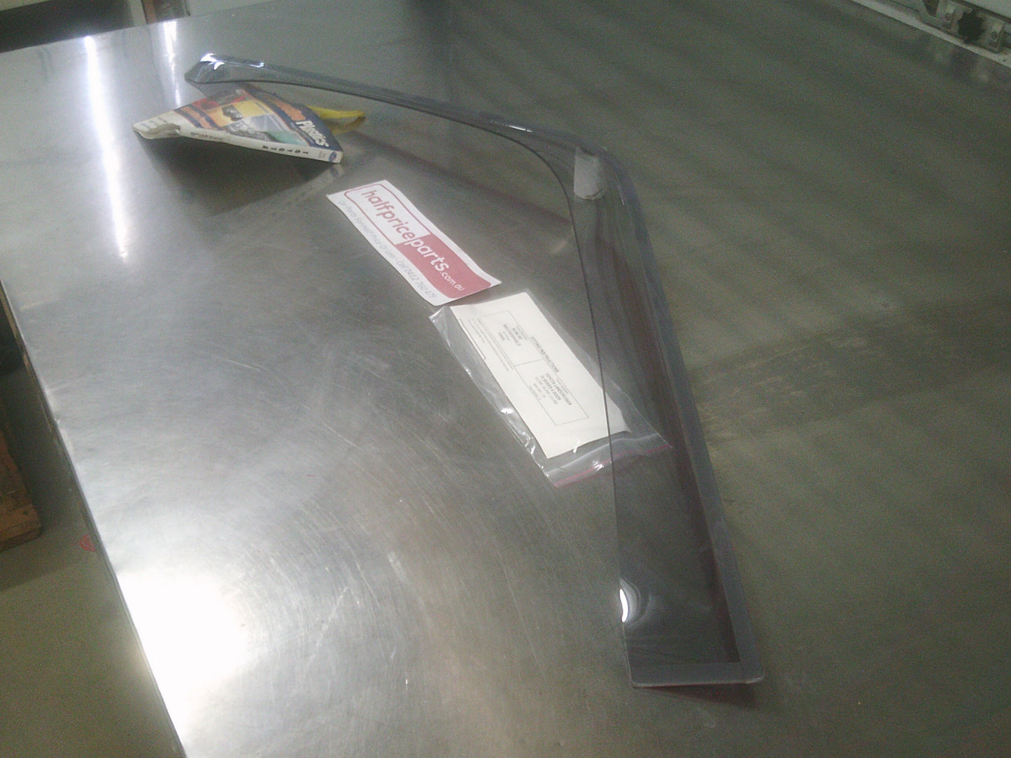 Protective Plastics Slimline Tinted Left Hand Weather Shield Suits Toyota Landcruiser New Part