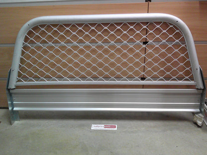 Alloy Tray Ute Head Board With Glass Protector Width 186cn X 91cm High 3 Inch Alloy Tube New Part