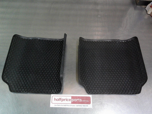 Universal Heavy Duty Second Row Rubber Mat Set Of 2 New Part
