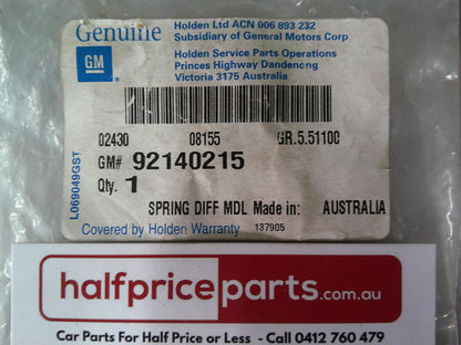 Holden VT/VX/VY/VZ Commodore/VY/VZ Monaro/VG Ute Genuine Outer LSD Differential Spring New Part