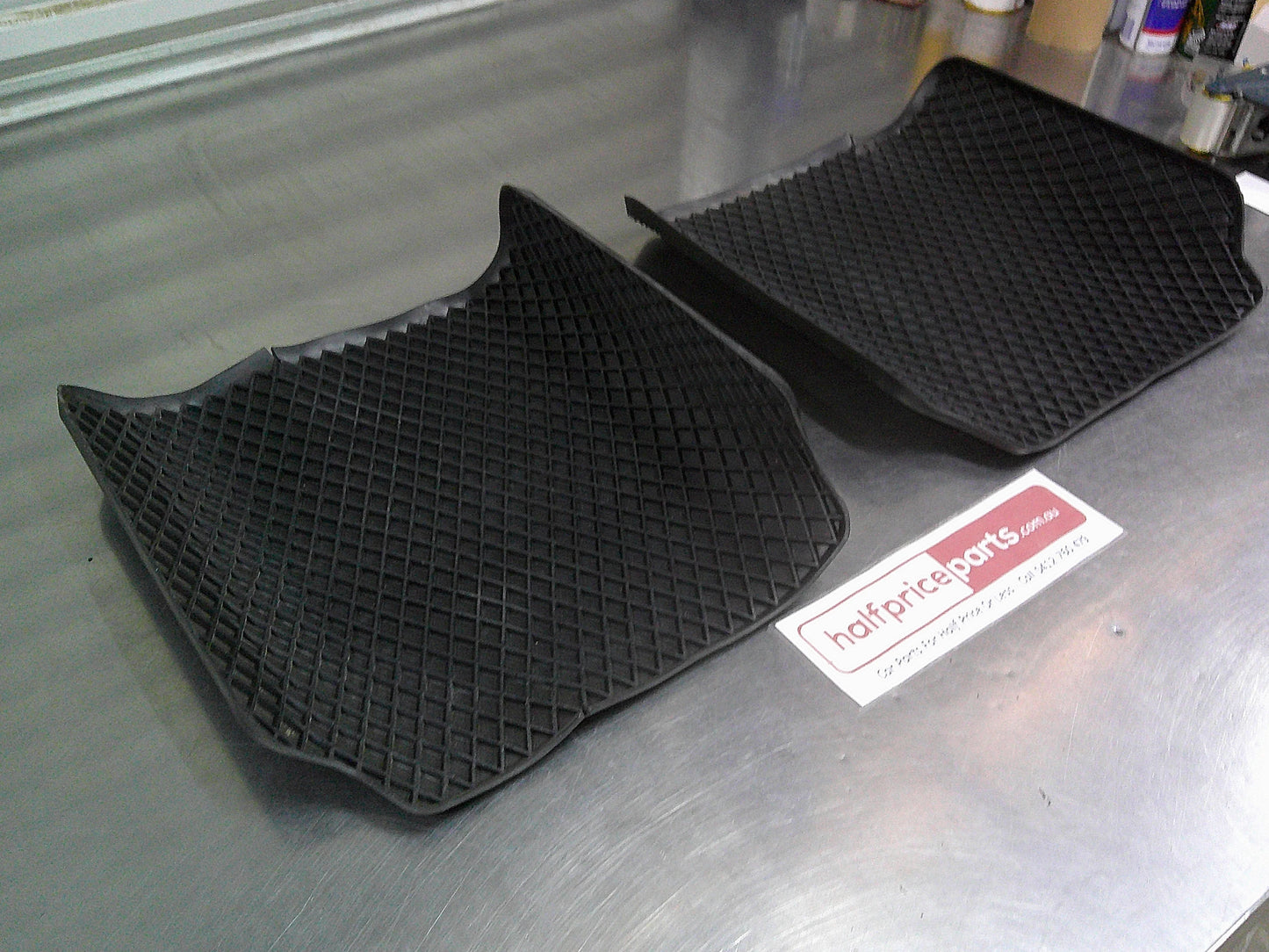 Universal Heavy Duty Second Row Rubber Mat Set Of 2 New Part