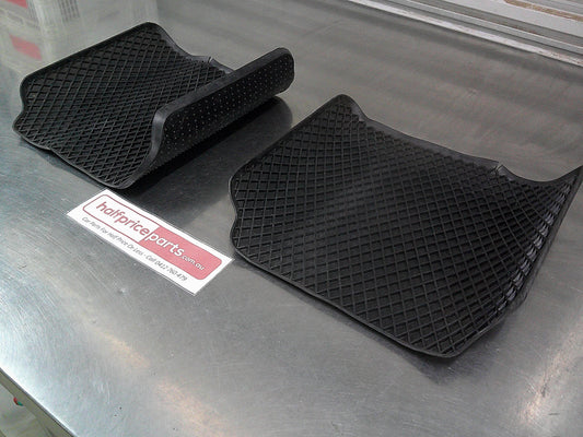 Universal Heavy Duty Second Row Rubber Mat Set Of 2 New Part