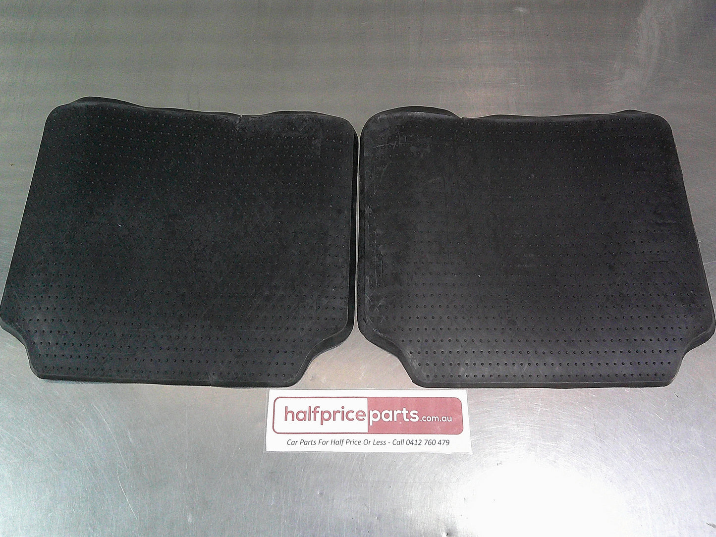 Universal Heavy Duty Second Row Rubber Mat Set Of 2 New Part
