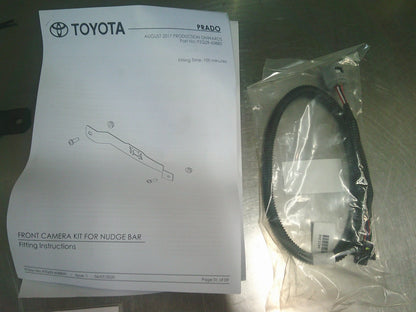 Toyota Landcruiser Prado Kakadu/VX Genuine Front Nudge Bar Camera Kit New Part
