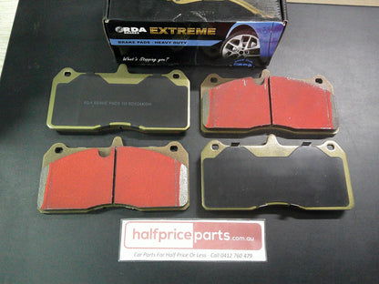 RDA Extreme Heavy Duty Front Brake Pad Set Suits HSV VE GTS Commodore New Part
