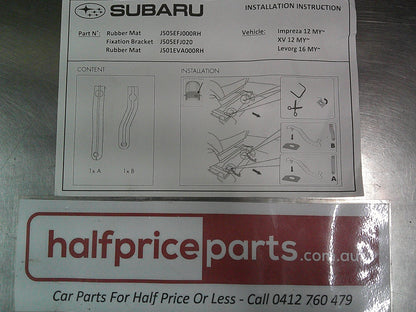 Subaru XV/Levorg Genuine Heavy Duty Front Rubber Mat Set Of 2 New Part