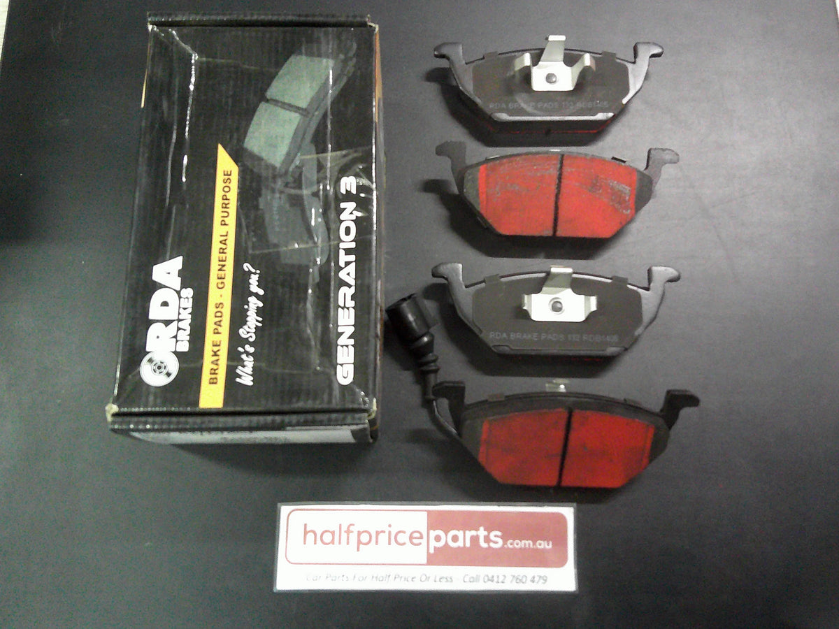RDA Generation 3 Front Disc Brake Pad Set Suits VW/MG/Skoda New Part