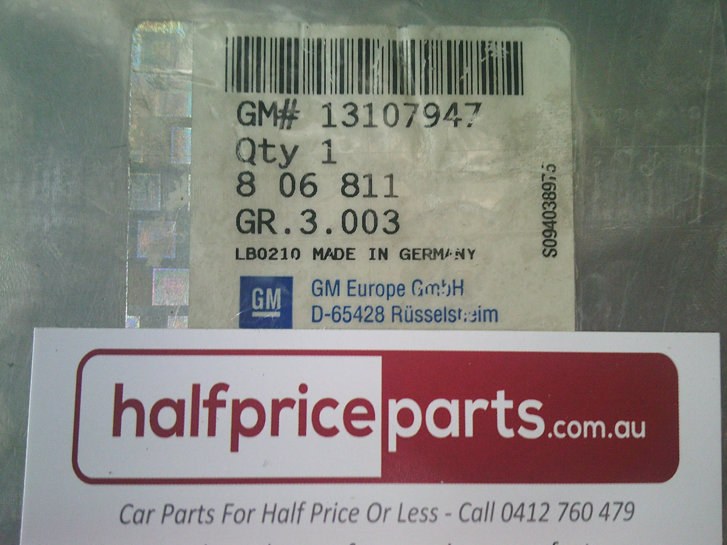 Holden ZC Vectra Genuine Fuel Tank Filler Hose Gasket New Part