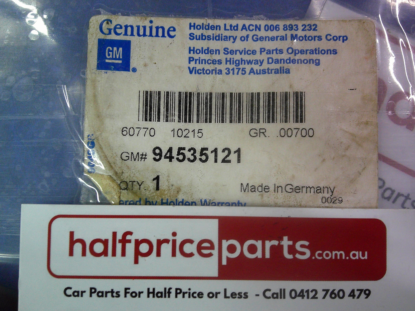 Holden TM Barina/Spark Genuine Wheel Bearing Retainer Ring New Part