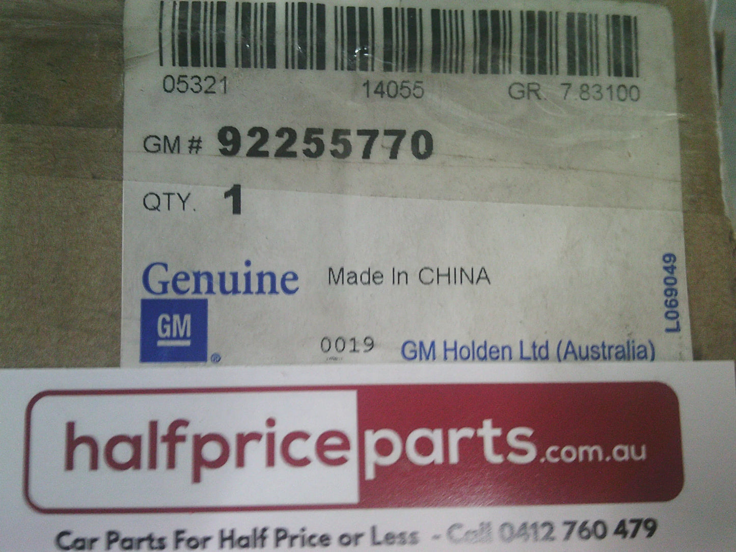 Holden RG Colorado Genuine Right Hand Roo Bar Fog Lamp Bracket Bezel Kit New Part