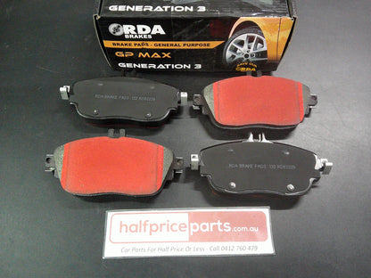 RDA Front Disc Brake Pad Set Suits Mercedes-Benz CLA Class New Part