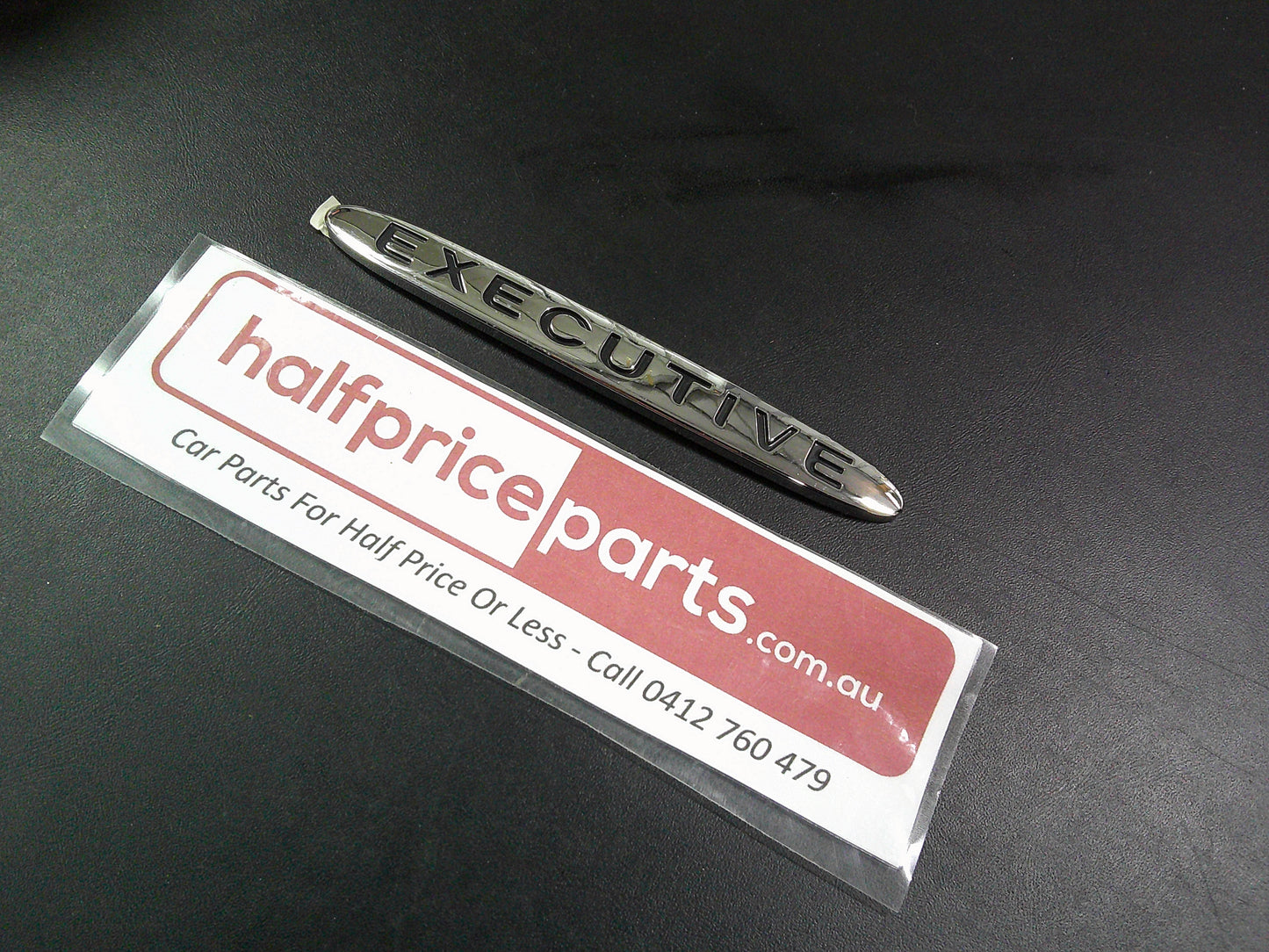 Holden VT/VX Commodore Genuine Chrome 'Executive' Boot Lid Badge New Part