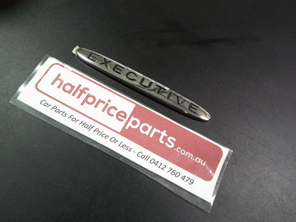 Holden VT/VX Commodore Genuine Chrome 'Executive' Boot Lid Badge New Part