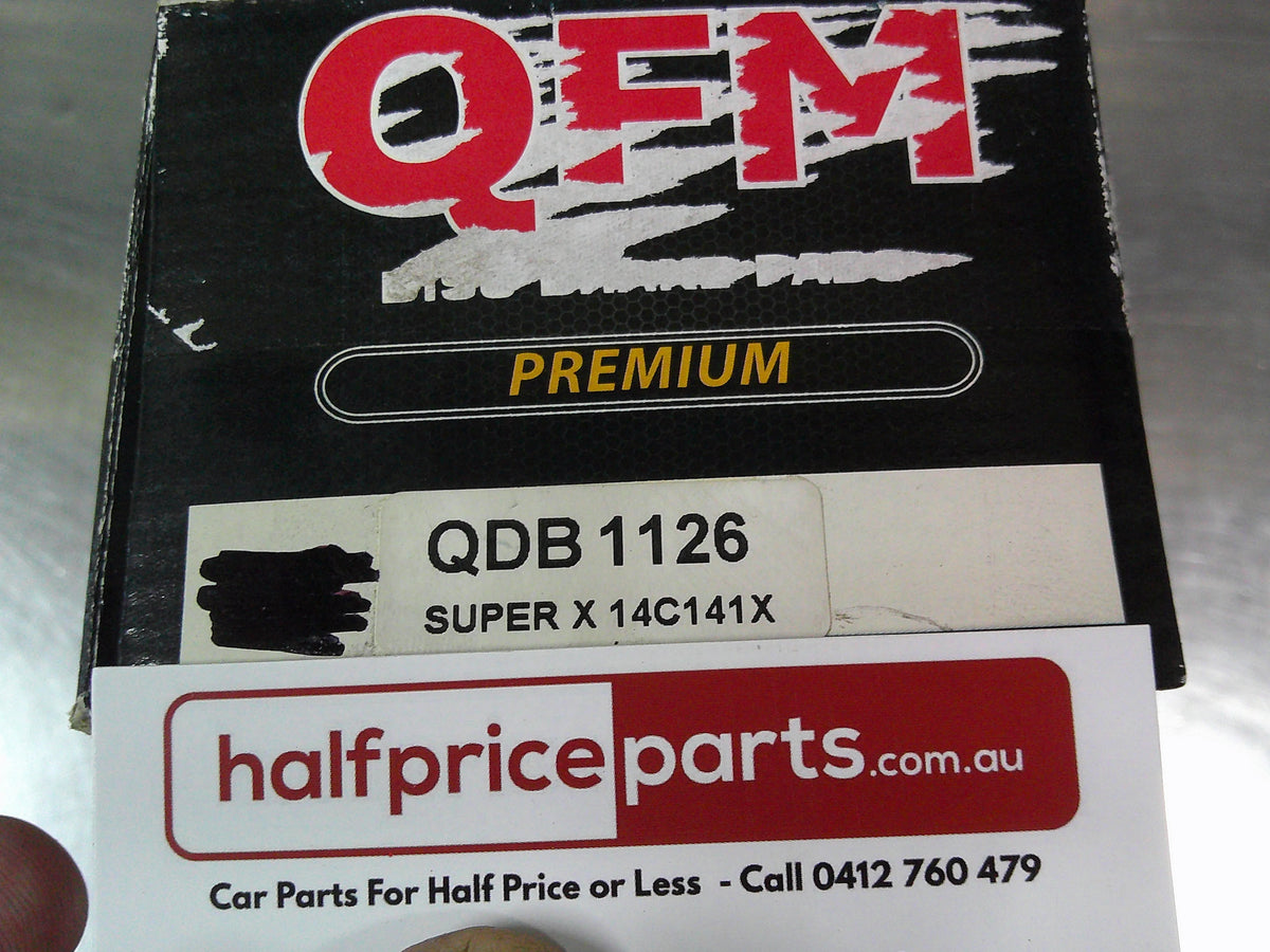 QFM Premium Front Disc Brake Pad Set Suits Mitsubishi Pajero/Outlander/Magna/Lancer/Express/FTO/Galant/Verada New Part