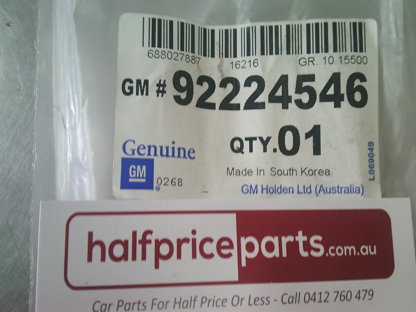 Holden VE Commodore/WM Statesman Genuine Windscreen Reservoir Washer Bottle Connector Tube New Part