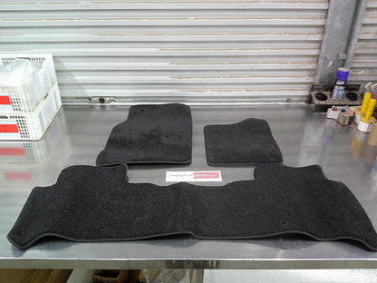 Land Rover Range Rover Sport II Genuine Premium Ebony Carpet Floor Mats Set Of 3 New Part