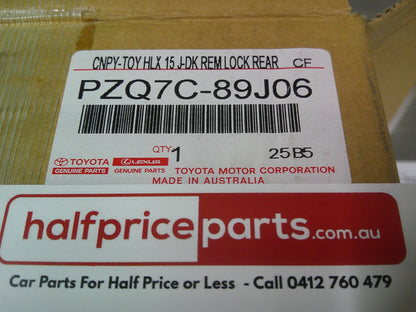 Toyota Hilux Dual Cab Genuine Rear Canopy Central Locking Rear Canopy Door With Genuine Remote Kit New Part