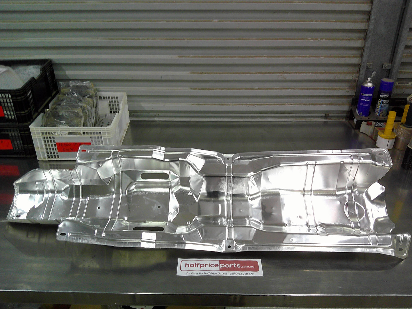Holden TS Astra/Zafira-A  Genuine Exhaust Centre Silencer Plate Heat Shield New Part