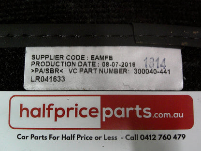 Land Rover Range Rover Sport II Genuine Premium Ebony Carpet Floor Mats Set Of 3 New Part