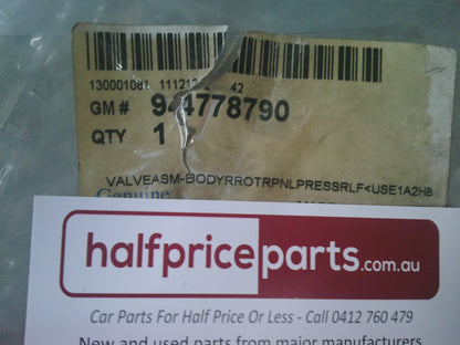 Holden RG Colorado Genuine Body Valve Release New Part
