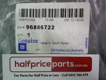 Holden JG/JH Cruze Genuine 'CDX' Boot Lid Chrome Emblem New Part